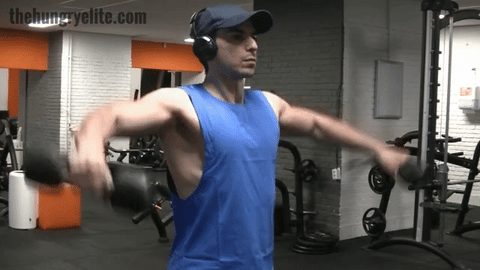 side delt raises - schouder oefeningen