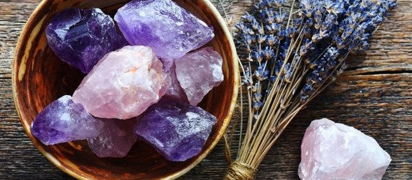 Rough healing crystals