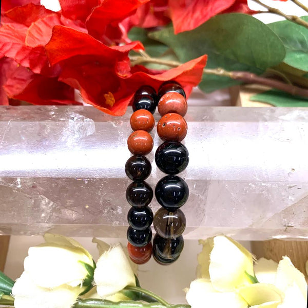 Buy Black Onyx Beads Bracelet Online in India – MCJ Jewels