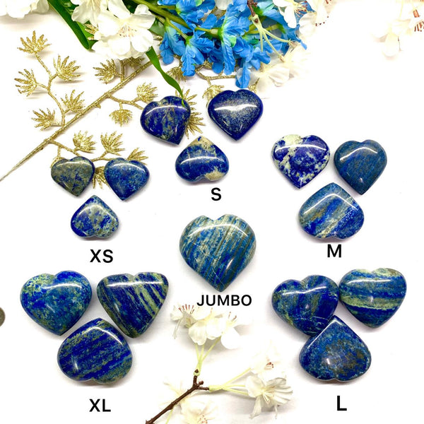 Lapis Lazuli Polished Heart - A Quality