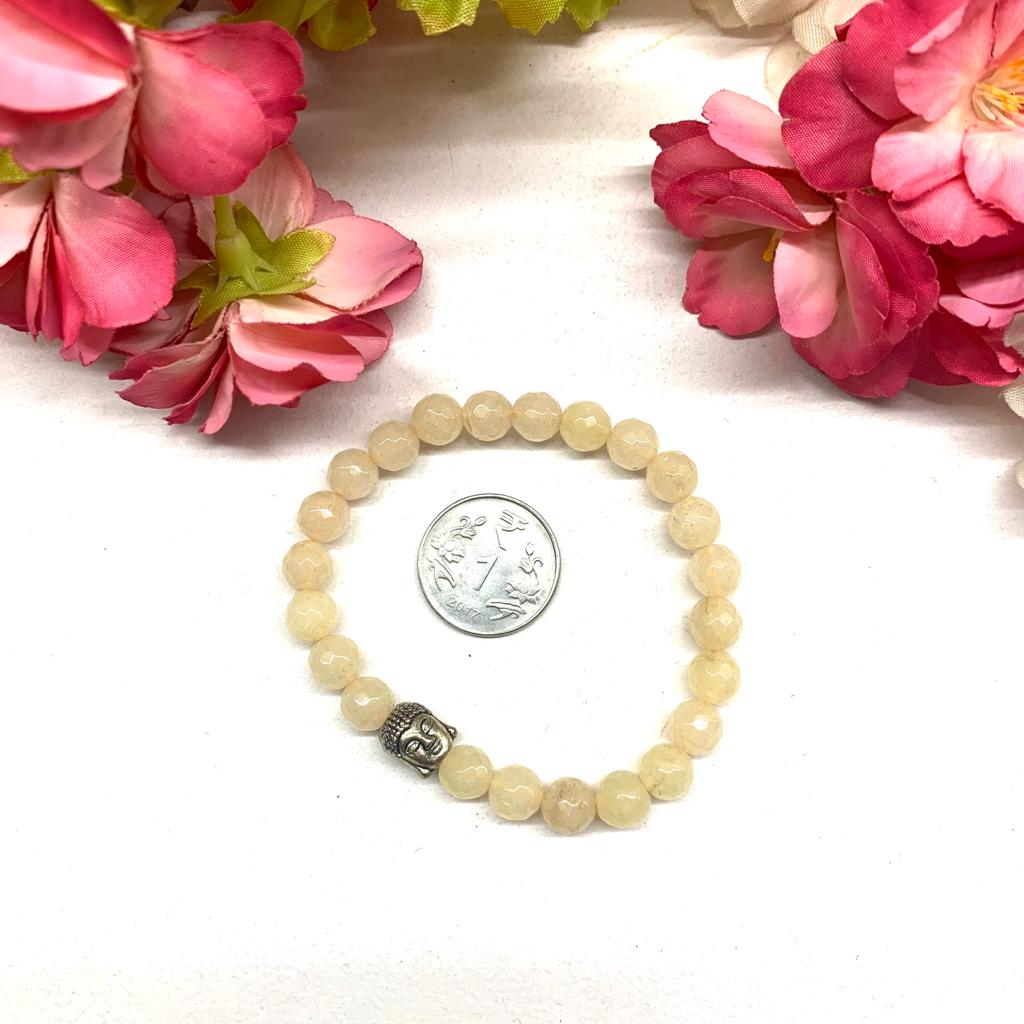 Yellow Calcite Slim Bracelet  SD Holistic Healing