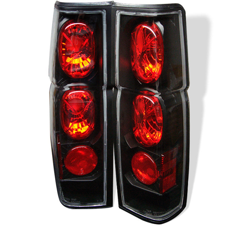 Spyder Nissan Hardbody 86-97 Euro Style Tail Lights Black Smoke