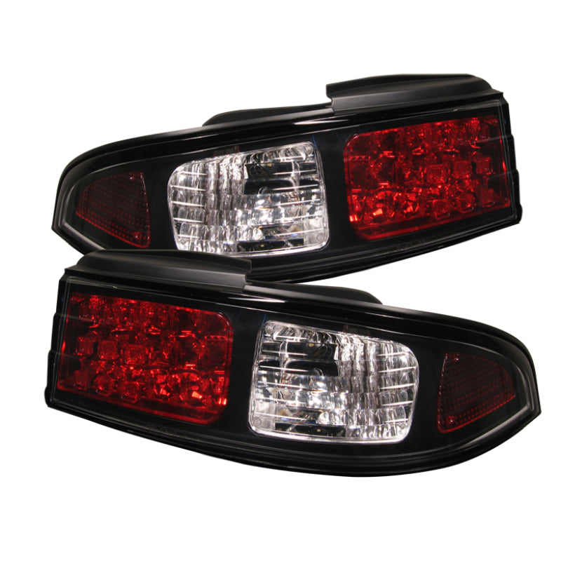 Spyder Nissan Hardbody 86-97 Euro Style Tail Lights Black Smoke