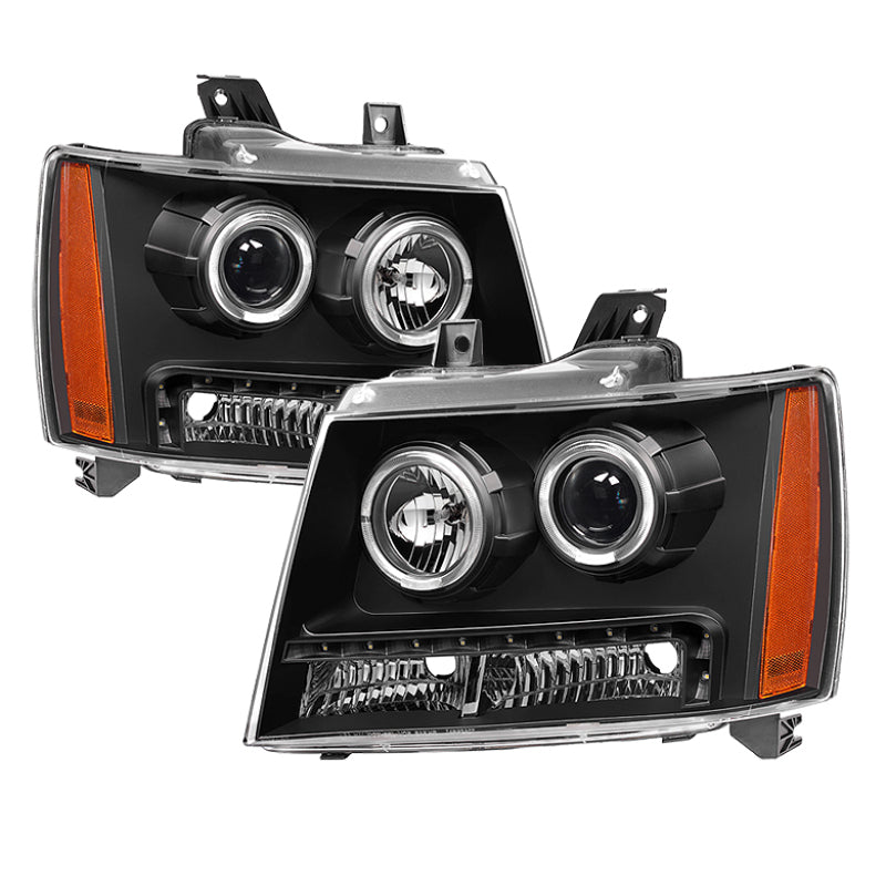 Xtune Chevy Suburban 1500/2500 07-14 Crystal Headlights Black HD