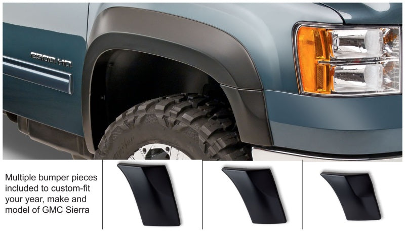 Bushwacker 07-13 GMC Sierra 1500 Fleetside Extend-A-Fender Style