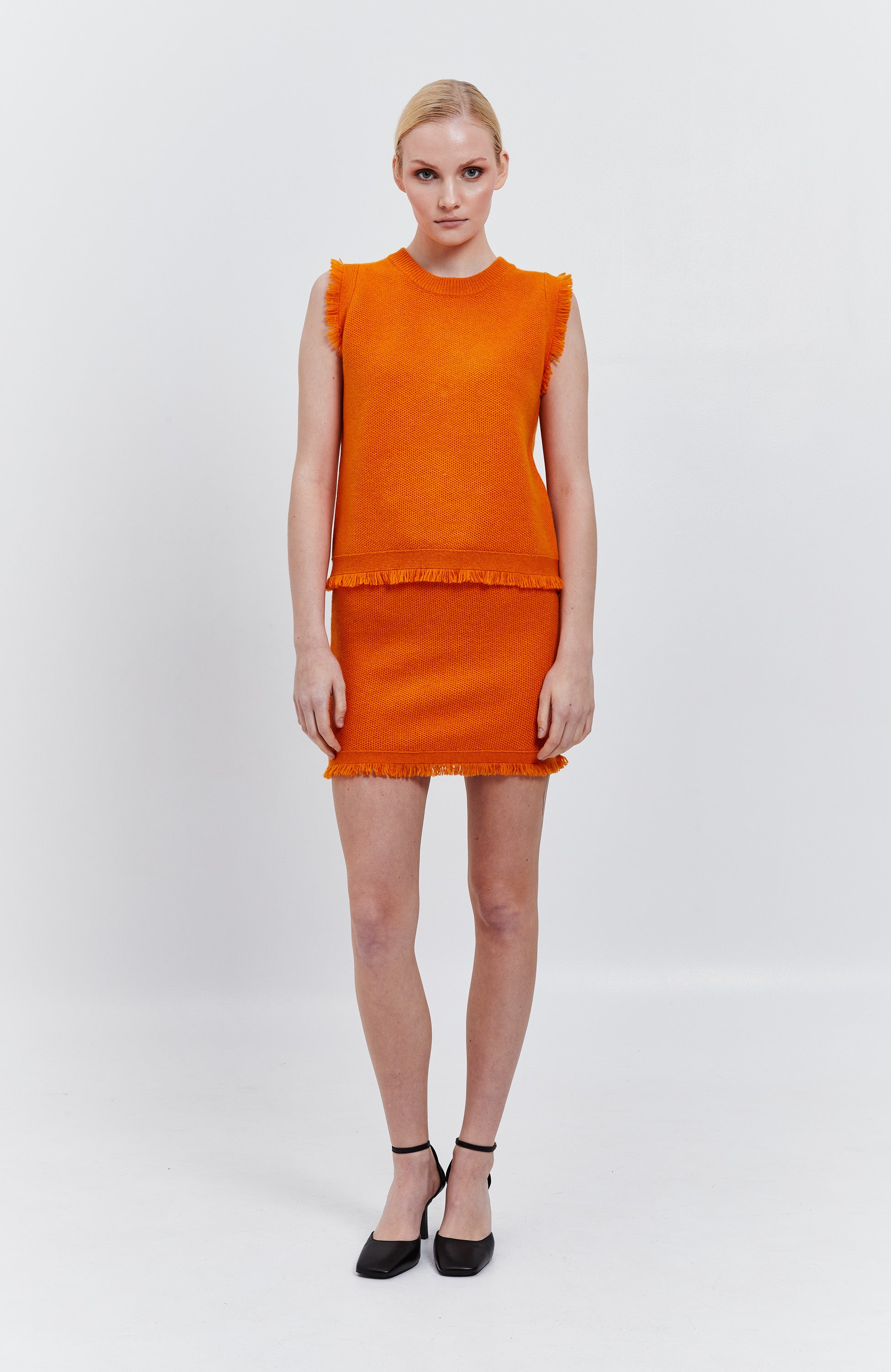 Flared mini skirt NOA By LISA YANG - Shop Online at BEIGE BROWN