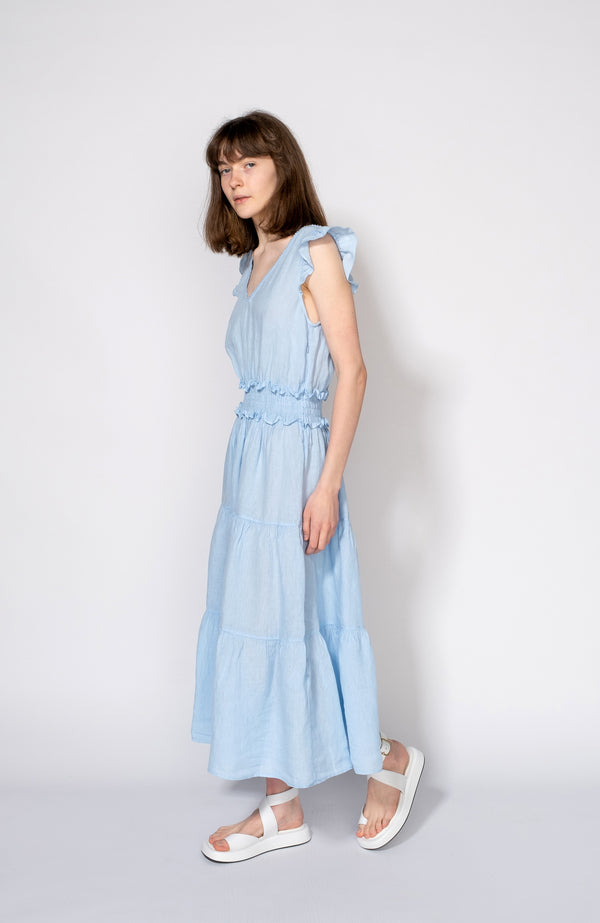 WEB限定デザイン 【ERIKA CAVALLINI】DENIM DRESS ワンピース