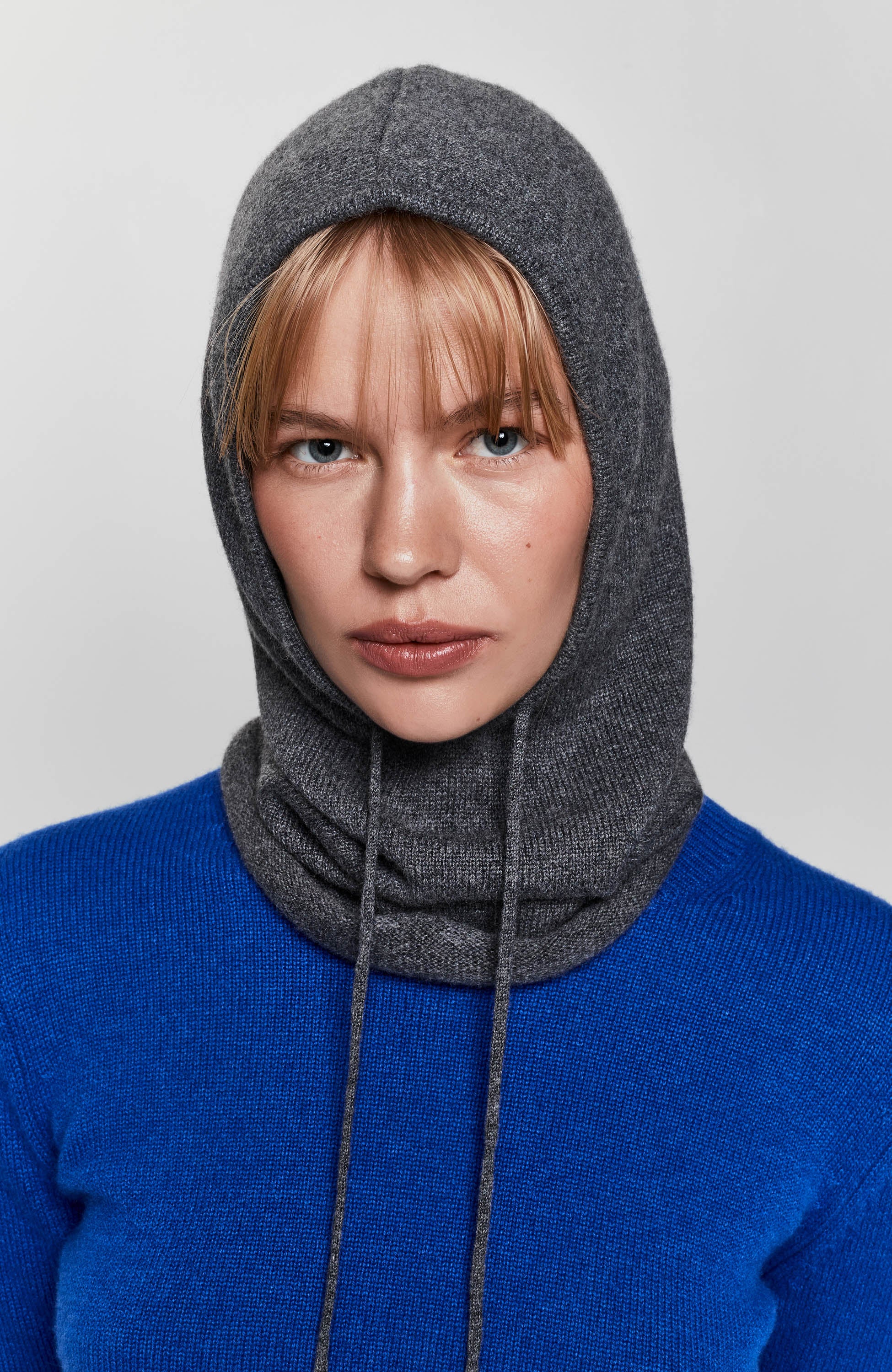 Cashmere Hooded Collar FTC CASHMERE