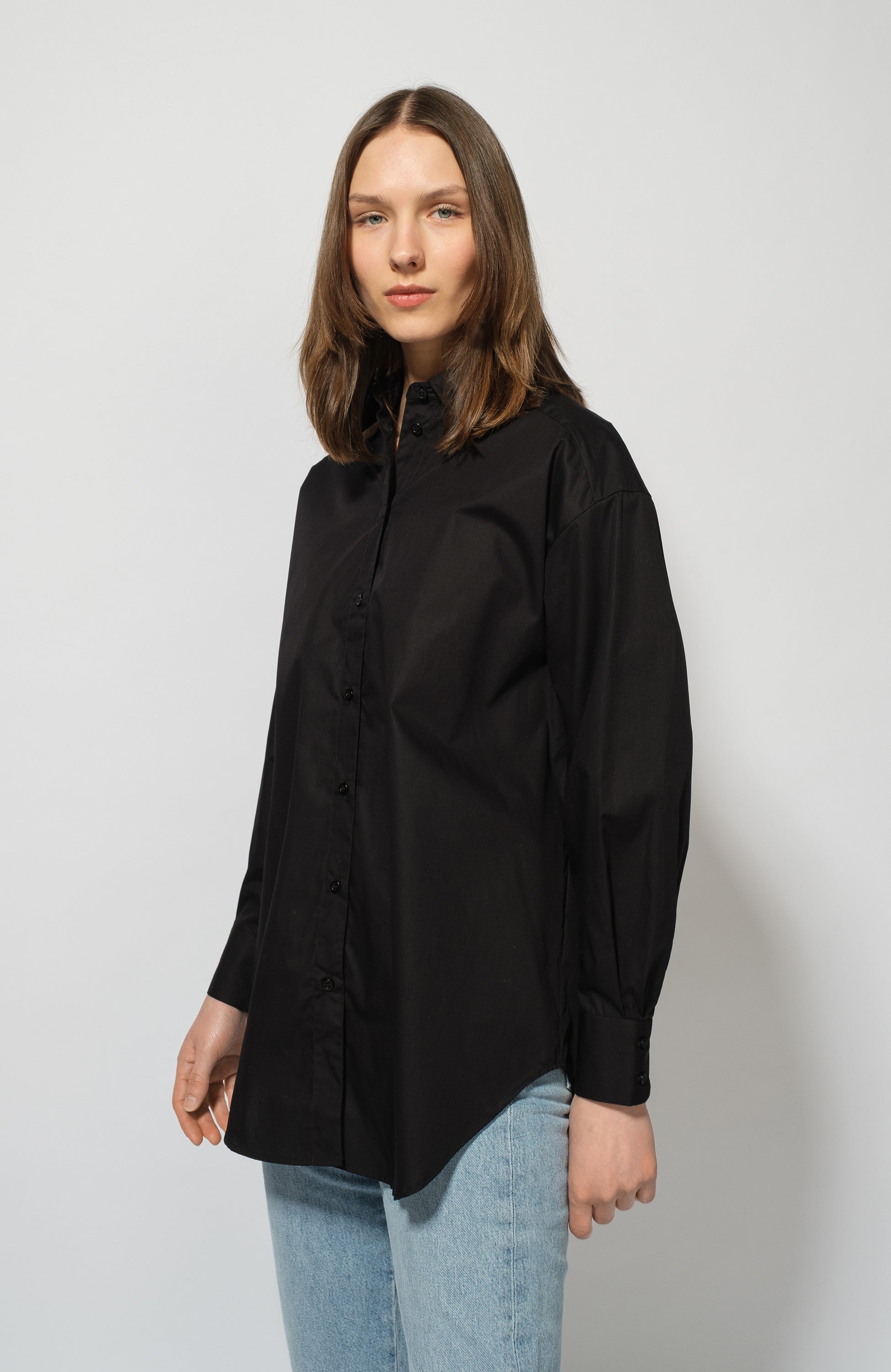 Agolde Ladies Black Square Neck Cotton-Blend Bodysuit, Size X-Small  A7131-1408 - Apparel - Jomashop