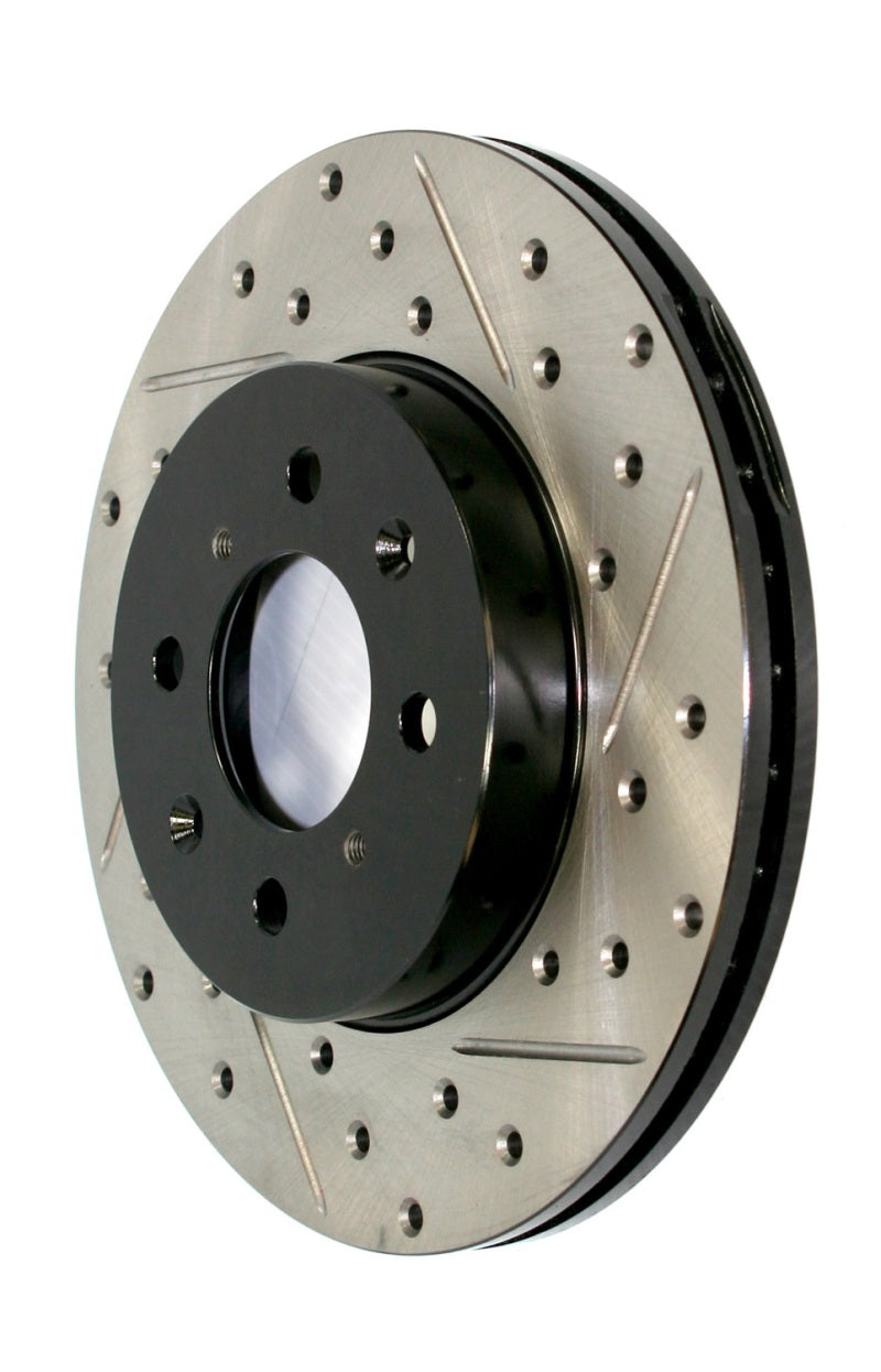 StopTech 07 18 BMW X5 / 08 19 BMW X6 Sportstop Cryo Drilled & Slotted Rotor   Rear Right