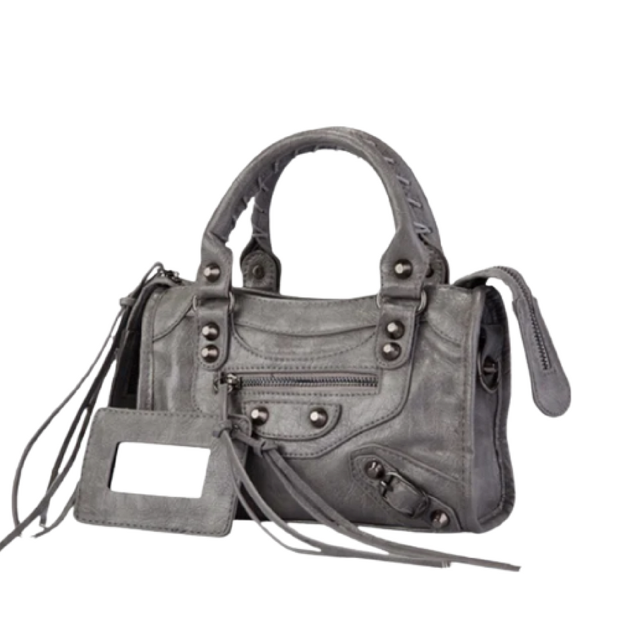 Dark Grey Gigi Bag | Clara Mae