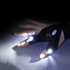 Waterproof Fishing Gloves with LED Flashlight - Fingerless Gloves - cuttingedgegadgets