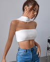 Ropa de Mujer, Tejido de Punto de Mujer, Tops de Punto para Mujer, 12026041, Blanco