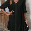 Ropa de Mujer, Ropa de Playa para Mujer, Kimonos de Mujer, 19620341, Negro