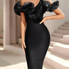 Ropa de Mujer, Bodas & Eventos, Ropa de Fiesta de Mujer, Vestidos de Cocktail de Mujer, , 13307579, Negro