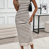 Ropa de Mujer, Tejido de Punto de Mujer, Vestidos de Jersey para Mujer, 37404745, Caqui