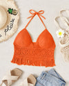 Ropa de Mujer, Tejido de Punto de Mujer, Tops de Punto para Mujer, 40876163, Naranja
