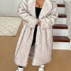 Ropa de Mujer, Ropa de Exterior para Mujer, Abrigos de Pieles Similares para Mujer, 43978131, Gris Claro