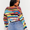 Ropa de Mujer, Tejido de Punto de Mujer, Tops de Punto para Mujer, 51225009, Multicolor