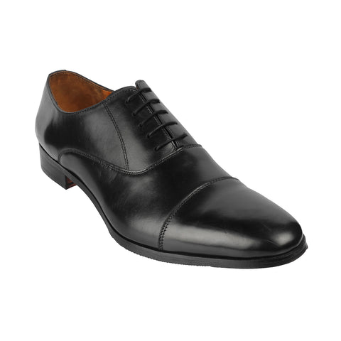 Samuel Windsor - Truro 19 Big Size Regular D Black Leather Shoes For Men