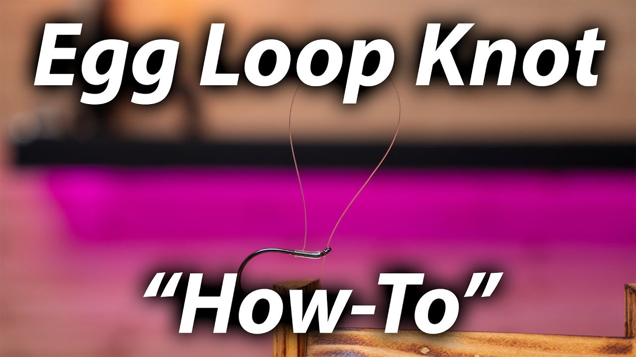 Egg Loop Knot "HowTo" Fish Bait On Your Hook Tutorial