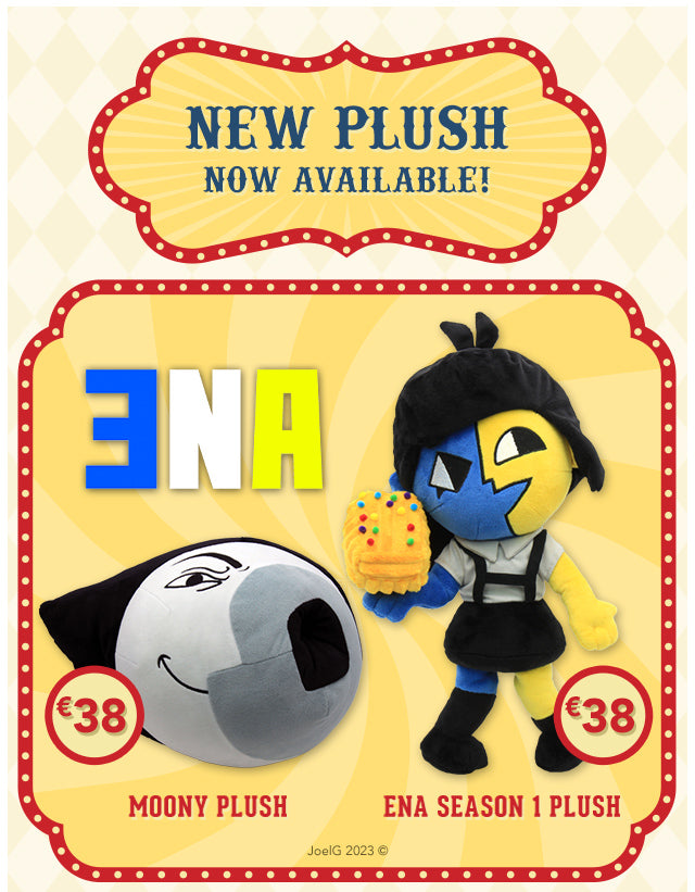 ENA Plush now available at Fangamer.eu