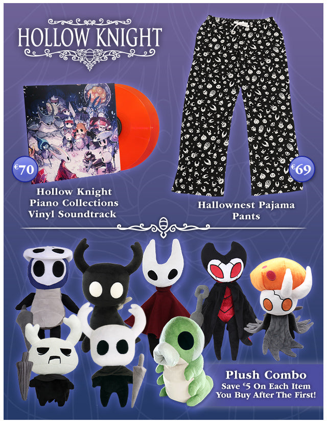 New Hollow Knight merch at Fangamer.eu