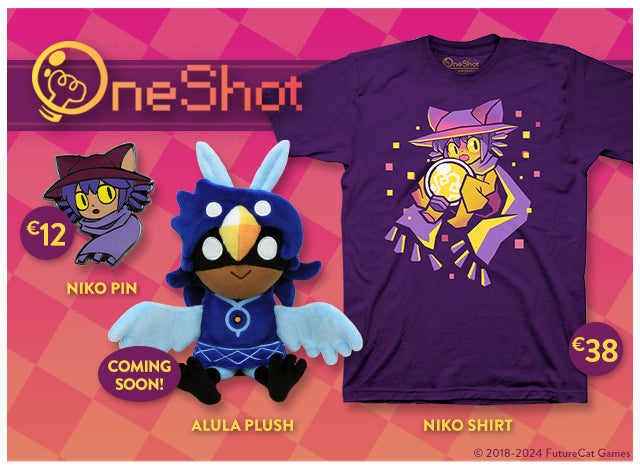 OneShot merch is now available at Fangamer.eu