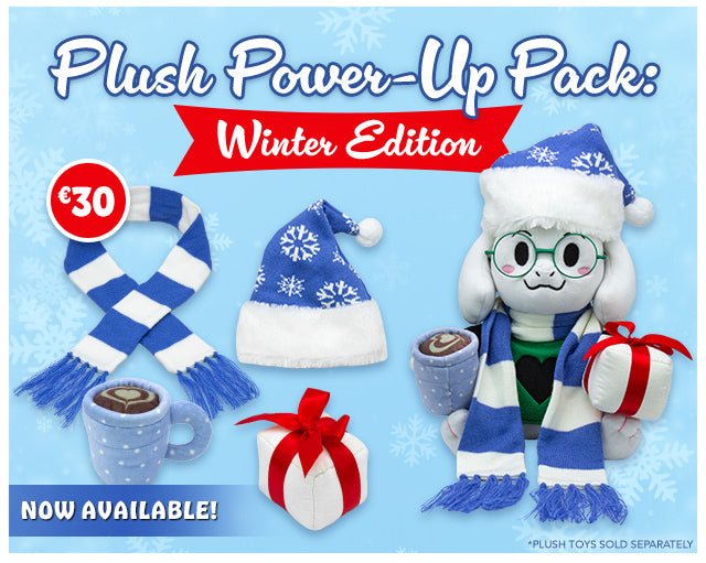 Plush Power-Up Pack Winter Edition is now available at fangamer.eu