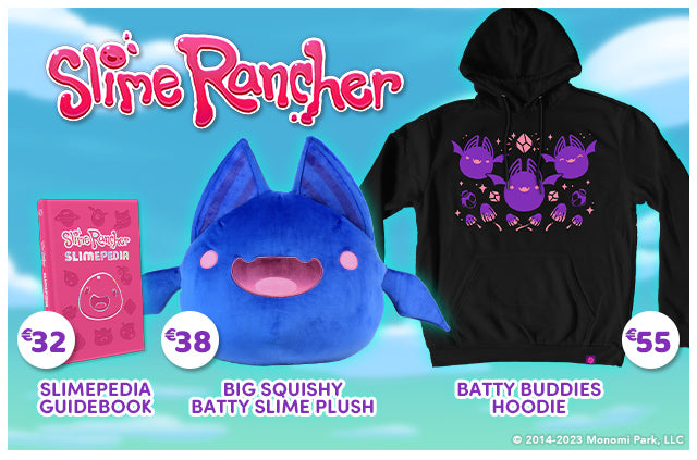 Slime Rancher merch available at Fangamer.eu