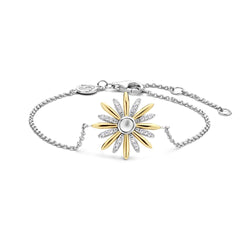 Ti Sento Mother of Pearl and Cubic Zirconia Star Bracelet
