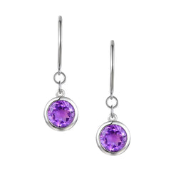 Amore Lunar Purple Drop Earrings
