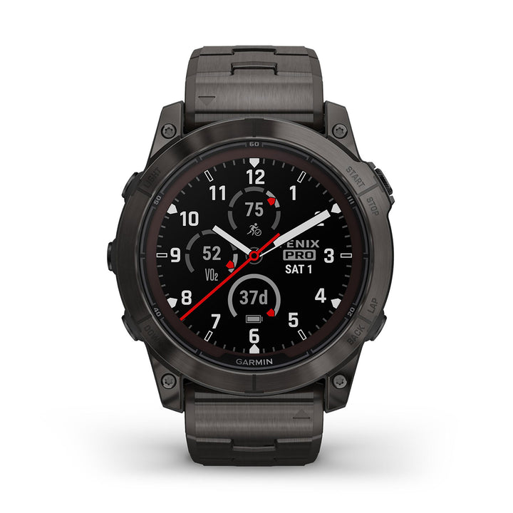 Garmin Fenix 7X Pro - Sapphire Solar Edition Carbon Grey DLC Titanium  010-02778-30 010-02778-30