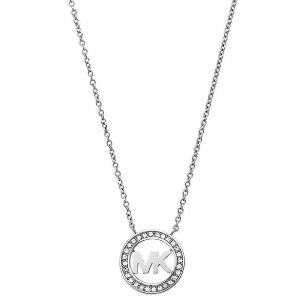 mk necklace silver