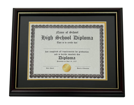 I received my diploma today but there was no cover for it, just the paper.  Is there any way I can get a cover? It only came with a list of frames