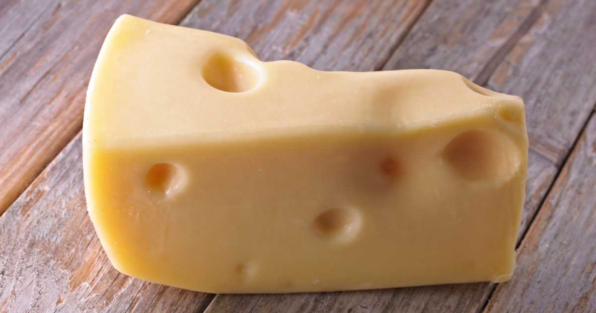 a block of cheese