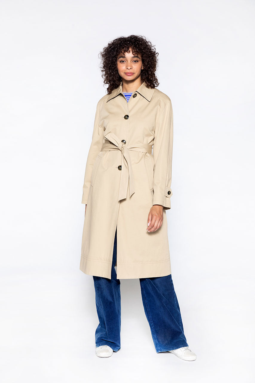 manteau forme trench