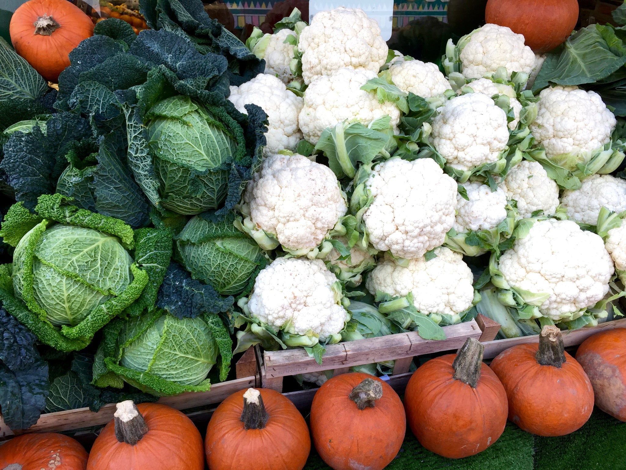 Cabbages and cauliflowers