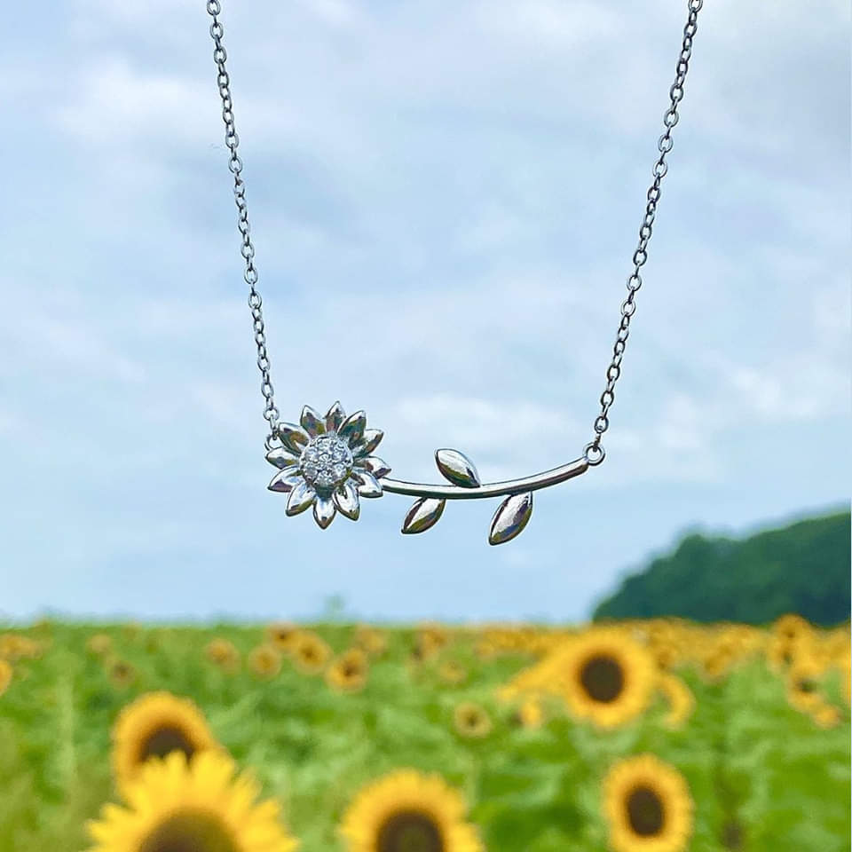 Collar Girasol en Plata – Unique Joyas