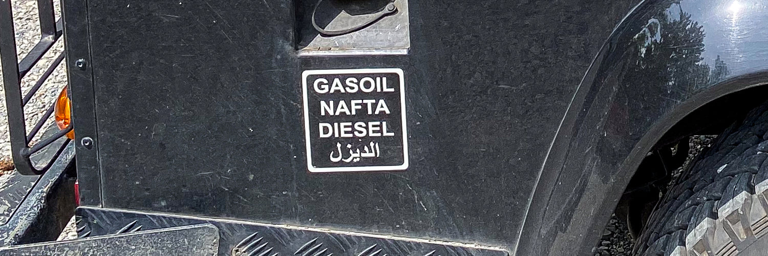Diesel Tankdeckelaufkleber