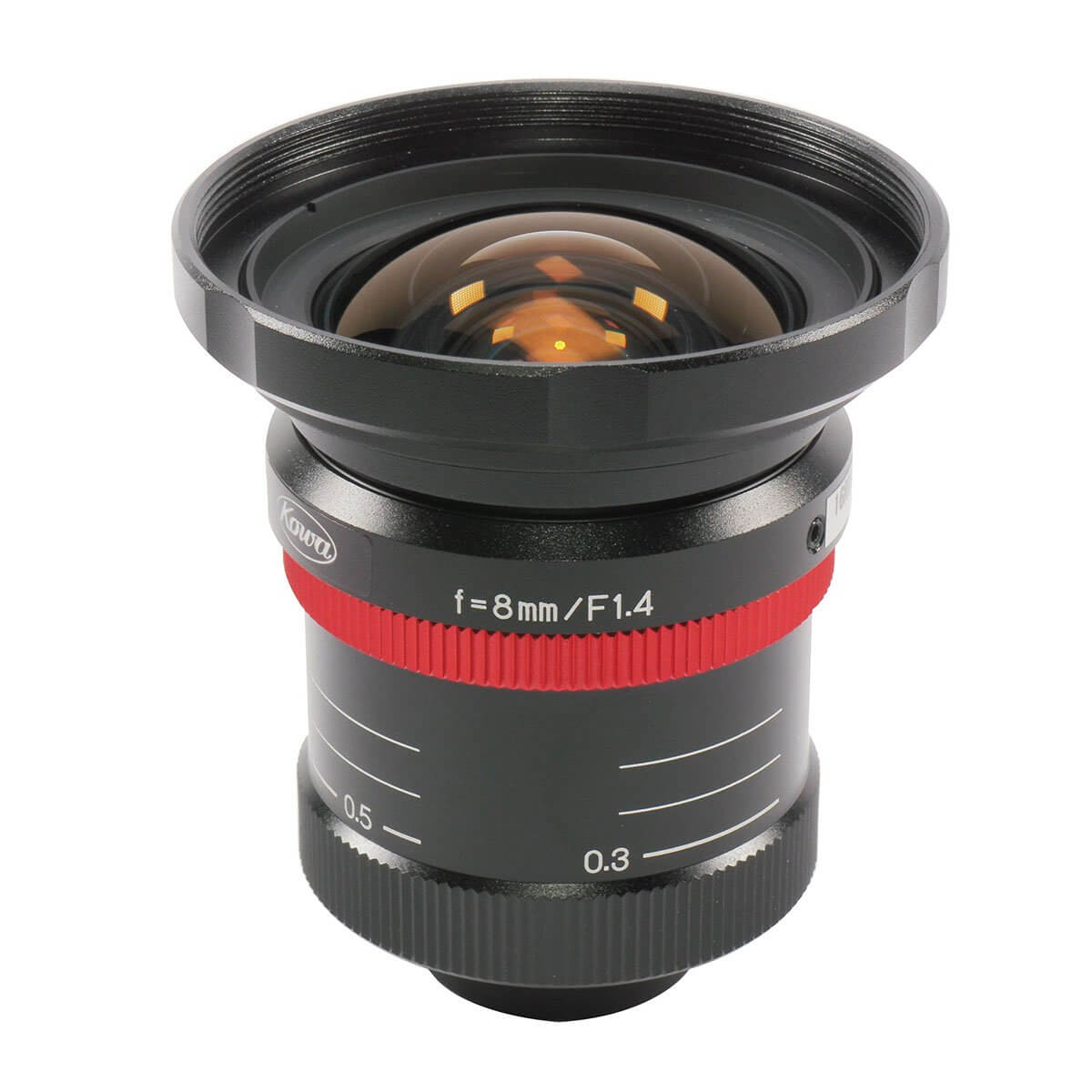 LM8HC-V - 1" 2MP 8mm F1.4 Ruggedized C-Mount Lens