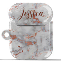 Pastele Jordan Blue Marble Custom Personalized AirPods Case Apple AirPods  Gen 1 AirPods Gen 2 AirPods