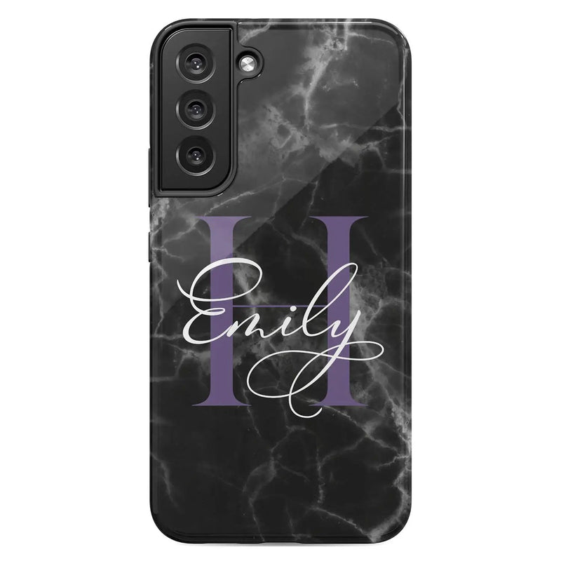 Marble Personalized Name Phone Case Cover For Samsung Galaxy S23