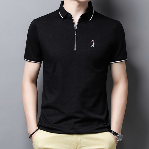 Camisa Masculina Polo em Zíper Stony Shop