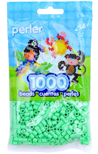 Perler 80-19061 Bulk Fuse Beads for Craft Activities 1000 pcs Kiwi Lime