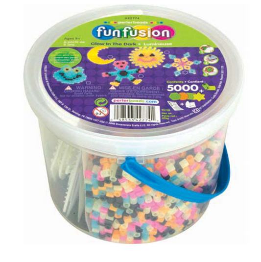 Perler 80-42965 Tie Dye Beads Small Bucket Kit, 5000pcs – Perler
