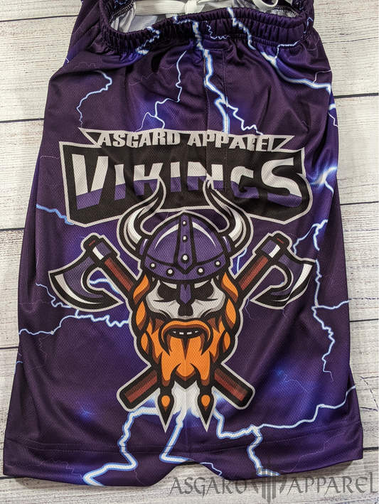 Viking Lightning Basketball Jersey