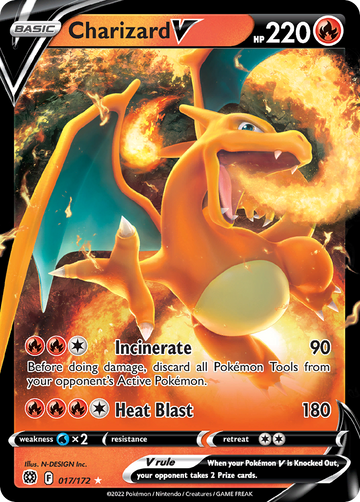 Oriënteren Kietelen Thermisch 017/172 - Charizard V - [Rare Holo V]