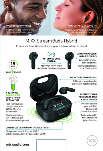 mixx streambuds hybrid