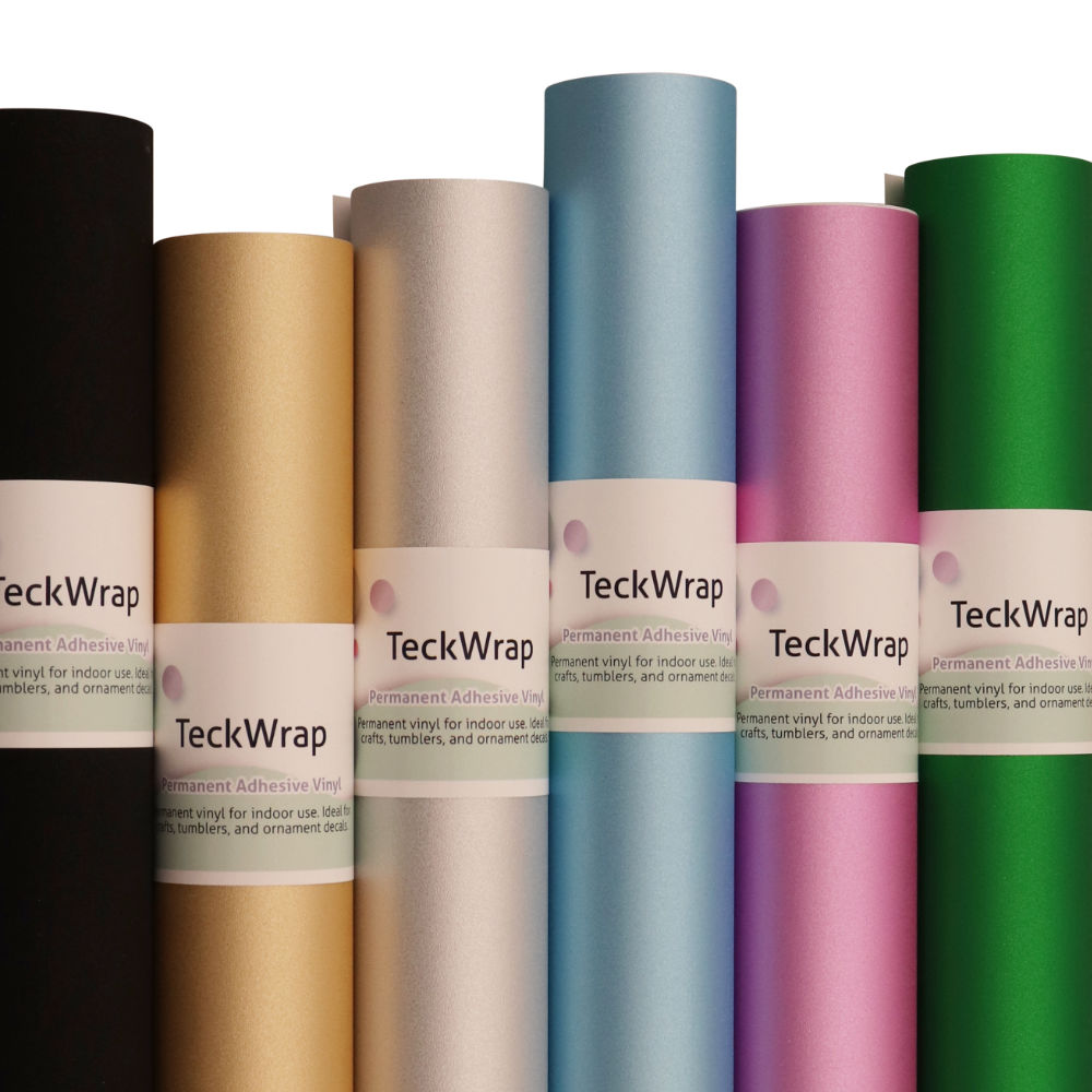  TECKWRAP Permanent Vinyl PET Backing Adhesive Vinyl